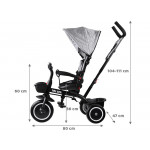 Trojkolka Tiny Bike 3v1 so strieškou – sivý Trojkolka Tiny Bike 3v1 so strieškou – sivý